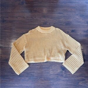 H&M Mustard Knit Sweater
